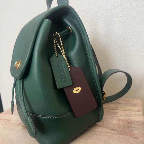 Coach Forest Green Backpack, Re-issue - Picture 5 of 7